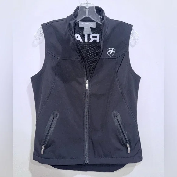 Ariat Black Softshell Women’s Vest with Logo Size Small ref 10020762 - Picture 2 of 12
